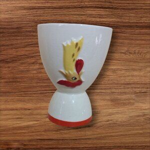 Vintage Holt Howard 1961Egg Cup Rooster Ceramic Retro Kitchen Farmhouse Kitsch